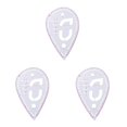 thumbnail image 2 of Yuarrent Multifunctional Button Positioning Ruler Good Toughness Various Exquisite Convenient Rulers Styles DIY Quilting Transparent Type1 NO1, 2 of 6