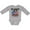 AC-Heather Grey, variant on Inktastic My Daddy is a Veteran Boys or Girls Long Sleeve Baby Bodysuit