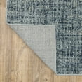 thumbnail image 4 of 5' X 7' Dark Blue Light Blue Grey Ivory And Beige Abstract Power Loom Stain Resistant Area Rug, 4 of 9