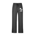 thumbnail image 4 of Puntoco Pantalones casuales largos para hombre, pantalones casuales con estampado de moda para hombre, cintura elástica con bolsillos, pantalones deportivos, 4 of 4