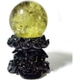 thumbnail image 2 of Fengtaike Crystal Ball Display Stand - Beautiful Lotus Sphere Display Holder for Home Decoration and Ornament (M), 2 of 7