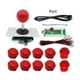 thumbnail image 5 of Methold Joystick de Arcade, pieza reemplazada, botones de juego, suministros de juegos profesionales multicolores, artesanía de sensibilidad Videojuegos y accesorios Rojo, 5 of 6