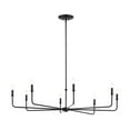 thumbnail image 3 of 52521BK Kichler Lighting Pallas - 8 Light Chandelier-16.75 Inches Tall and 52 Inches Wide-Black Finish, 3 of 10