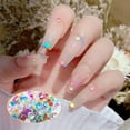 thumbnail image 4 of 1440 Pieces Glass Crystal Set Flat Back Excellent Gloss Nail Art Rhinestones DIY Handcraft Manicure Accessories Card Making Mixed Color, 4 of 7