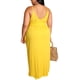 thumbnail image 2 of Vestido largo con tirantes finos para mujer, talla grande, sin mangas, con bolsillos y cinturón Fokelyi LRWJ591-12, 2 of 3