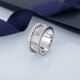 thumbnail image 2 of Anillos de banda para aliviar el estrés y la ansiedad, anillo mecánico giratorio para parejas de hombres (8), 2 of 5