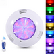 thumbnail image 1 of Luz LED impermeable para piscina al aire libre, 12 V, luz subacuática colorida con control remoto, luz de paisaje montada en la pared para piscina, 1 of 4
