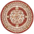 thumbnail image 2 of SAFAVIEH Classic Flanagan Floral Bordered Wool Area Rug, Burgundy, 4' x 6', 2 of 6