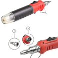 thumbnail image 2 of Kit de soldador de gas butano con encendido automático inalámbrico para el hogar, soplete de soldadura con encendido automático, color rojoRed, 2 of 5