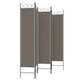 thumbnail image 3 of vidaXL 5-Panel Room Divider Anthracite 200x220 cm Fabric, 3 of 5