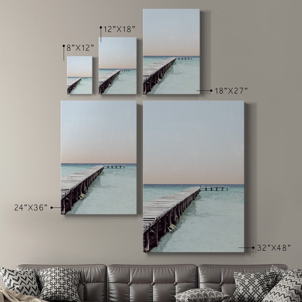 La Playa Premium Gallery Wrapped Canvas - Ready to Hang