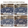 thumbnail image 7 of ODIKA 8'x10' Washable Area Rug Durable, Non-Slip Front Door Trellis Covering Featuring Geometric Motifs Entrance for Living Room, Under Sectional, Family, 7 of 7