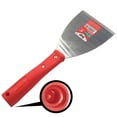 thumbnail image 2 of 6 pzs Espatula Flexible Acero Mango de Plastico 4 Pulgadas rojo 28x4.5x11, 2 of 8