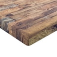 thumbnail image 2 of Ambesonne Rustic Fitted Sheet, Weathered Earthy Tone Planks, King Size, Pale Grey and Umber, 2 of 3
