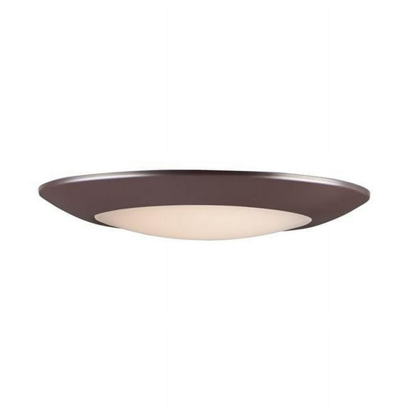 Maxim 57855WTBZ 11 in. Diverse Bronze LED Flush Mount Ceiling Light