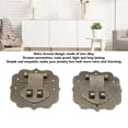 thumbnail image 4 of Antique Jewelry Box Hasp Latch, Retro Bronze Decorative Lock with Matching Screws for Wooden Case, Zinc Alloy Material, 4 of 7