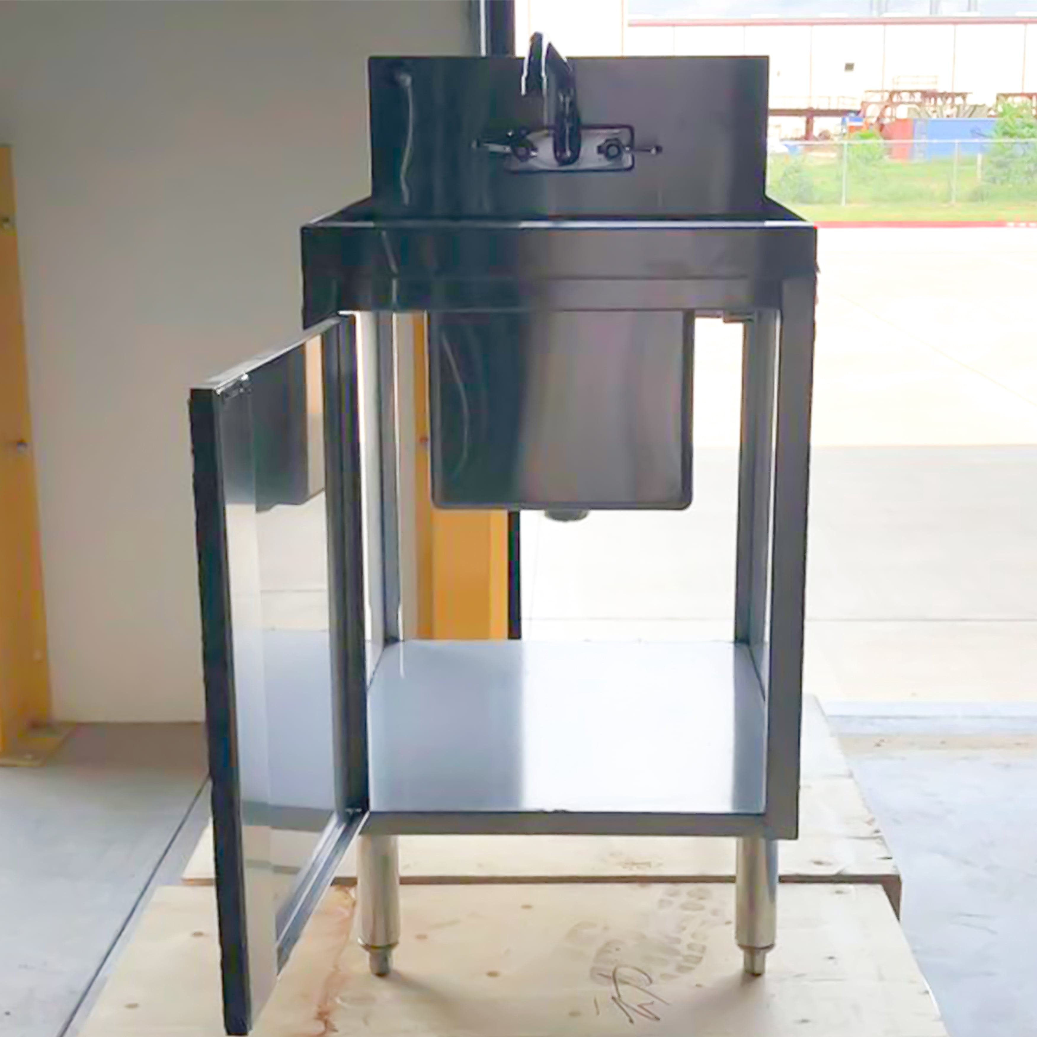 Kitchen Sink with Cabinet Stainless Steel Sink, Free Standing Kitchen Sink Cabinet, for Laundry Room,Bathroom and Kitchen
