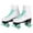 Mint, variant on C7 Skates Quad Roller Skates, Great for Outdoor Use, Many Color Varieties (Mint, Women's 8 and Men's 7)