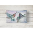 thumbnail image 2 of Hummingbird Combat Canvas Fabric Decorative Pillow, 2 of 3