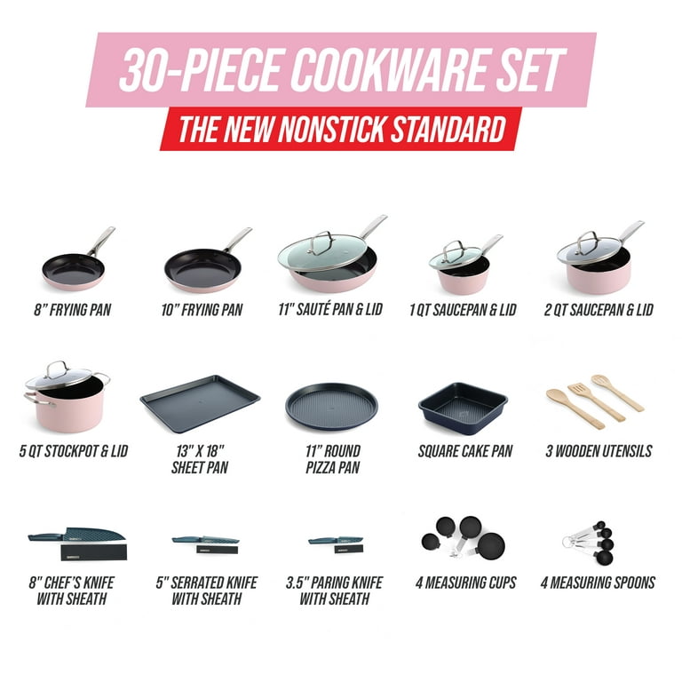 10-11 Ceramic Nonstick Cookware
