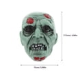 thumbnail image 4 of 1 Juego de adornos de modelo de mano de calavera, estacas de jardín de Halloween, adornos de césped de jardín de terror, 4 of 7