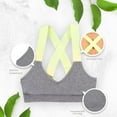 thumbnail image 3 of Alyce Ives Intimates Women’s Sports Bra, Criss Cross Straps 1, L, 4 Pack, 3 of 5