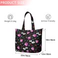 thumbnail image 4 of Pioneer Flower Floral Print Pattern Travel Tote Bags for Women Carry On,Large Weekender Bags for Women Travel,Multi Functional Duffle Bag for Work,Shopping,Sports, 4 of 5