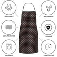 thumbnail image 6 of Sikiie Red and white polka dots Aprons for Kitchen Cooking Aprons, Chef Apron for Men Women Chef, 6 of 7