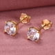 thumbnail image 3 of Pendientes de circonita de cuatro garras de plata S925, pendientes sencillos de un solo diamante, pendientes de diamantes de moda para hombres y mujeres, 3 of 5