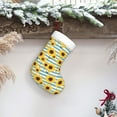 thumbnail image 6 of Naloa Blue White Striped Sunflower A Christmas Stockings Decorations, Xmas Ornaments, DIY Personalized Farmhouse Decor for Home Family Party Tree, 6 of 7