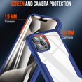 thumbnail image 3 of for Phone 15 Pro Max case Clear Case 360° Full Body Protective Shockproof Anti-Scratch Phone Case Cover for Phone 15 Pro Max case 5G Slilcone TPU Slim Fit Thin for Phone 15 Pro Max Phone case, 3 of 14