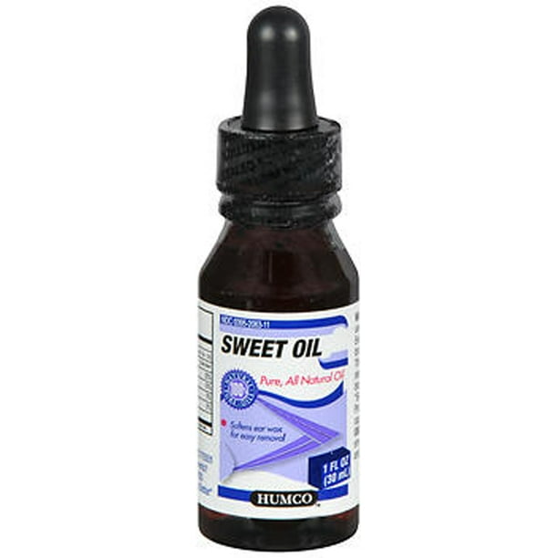 Humco Ear Drops Natural Sweet Oil with Dropper, 1 oz