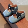 thumbnail image 2 of NOKIO Clearence Square Toe Mary Jane Shoes for Toddlers - Lightweight Flat Bottom Bow Detail Four-Season Casual Flats Comfortable Dress Shoes for Daily Activities, 2 of 7