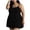 *Black, variant on VBVC Women's Plus Size Spaghetti Strap Swing Tunic Dress , Ladies' Sleeveless Loose Fit Mini Dress , Casual Summer Flowy Basic Dresses For Women,Black,L-5XL