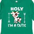 thumbnail image 4 of Inktastic I'm a Cutie White and Brown Holstein Cow with Arrows Boys or Girls Long Sleeve Toddler T-Shirt, 4 of 5