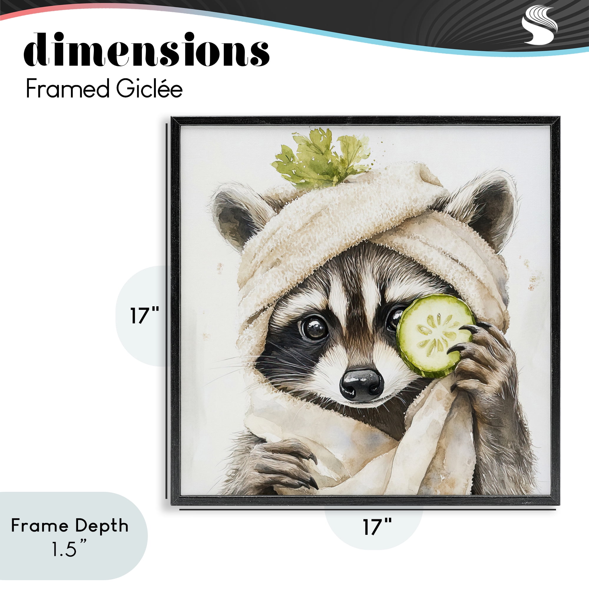 Stupell Industries Time To Depuff Self Care Black Framed Giclee Art, design by Tina LeCour