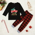 thumbnail image 3 of Sinhoon Family Clothes Christmas Matching Holiday Outfits Set Mommy Me Classic Plaid Merry Christmas Shirts+Pants Set, 3 of 7