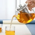 thumbnail image 6 of ACDANC 2026 New Glass Teapot Stovetop with Strainer,Borosilicate Clear Tea Kettle with Removable Stainless Steel Infuser,Teapot Blooming and Loose Leaf Tea Maker Tea Brewer for Camping,Travel, 6 of 6