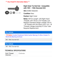 thumbnail image 2 of Right Outer Tie Rod End - Compatible with 1981 - 1986 Chevy K20 1982 1983 1984 1985, 2 of 2