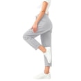 thumbnail image 3 of Xdegoge Cropped Pants for Women High Waisted Tapered Drawstring Casual Lounge Joggers Pants with Pockets Rolled Hem Workout Lightweight Athletic Trousers, 3 of 4