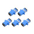 thumbnail image 1 of Adaptador de conector de fibra óptica tipo flange SC a SC, 5 piezas, monomodo/multimodo, 1 of 4