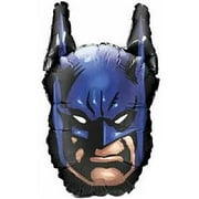 34 inch Batman Head Foil Mylar Balloon - Party Supplies Decorations