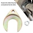 thumbnail image 4 of Inner CV Axle Removal Tool, Carbon Steel 48mm U Joint Fork Replacement for Taurus, Sable 1986+ with Excellent 63mm Opening Depth, Threaded Front Wheel Drive Axle Pulley, 4 of 7