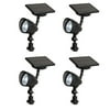 Torpedo 4-Piece Solar Spotlight Set