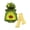 Green Avocado, variant on Cjfdfy Newborn Baby Boy Girl Avocado Costume Kids Baby Halloween Costume Infant Cute Zipper Hooded Romper Jumpsuit with Stockings Set Cosplay Party Outfit