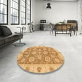 thumbnail image 3 of Ahgly Company Indoor Rectangle Abstract Orange Abstract Area Rugs, 7' x 9', 3 of 6
