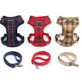 thumbnail image 3 of Pet Supplies Leash Set Dog Harness Dog Vest Pet Leash Polyester Brace Chest Strap Buckle Design Can Adjust The Bust Size ShopWise Round, 3 of 9