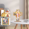 thumbnail image 5 of Diamond Art Painting Ornament, Crucifix Jesus Tabletop Decoration Special Shape Diamond Art for Home Decor Ornaments and Gifts, 5 of 7