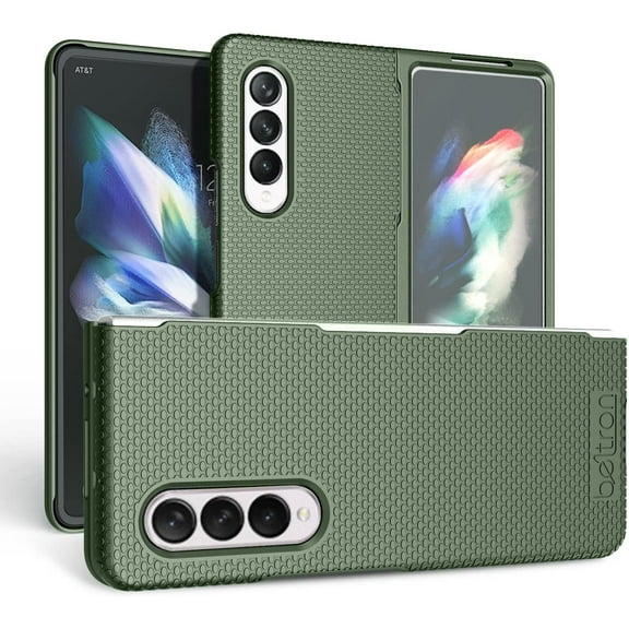 BELTRON Case for Galaxy Z Fold 3 5G, Thin Fit Tough Protective Hard Shell Cover Designed for Samsung Galaxy Z Fold3 5G SM-F926 2021 - Green