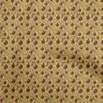 thumbnail image 1 of oneOone Polyester Spandex Yellow Fabric Floral Sewing Craft Projects Fabric Prints By Yard 56 Inch Wide, 1 of 5